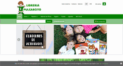 Desktop Screenshot of libreriapulgarcito.com