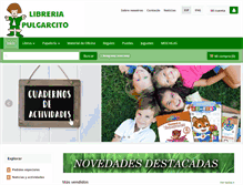Tablet Screenshot of libreriapulgarcito.com